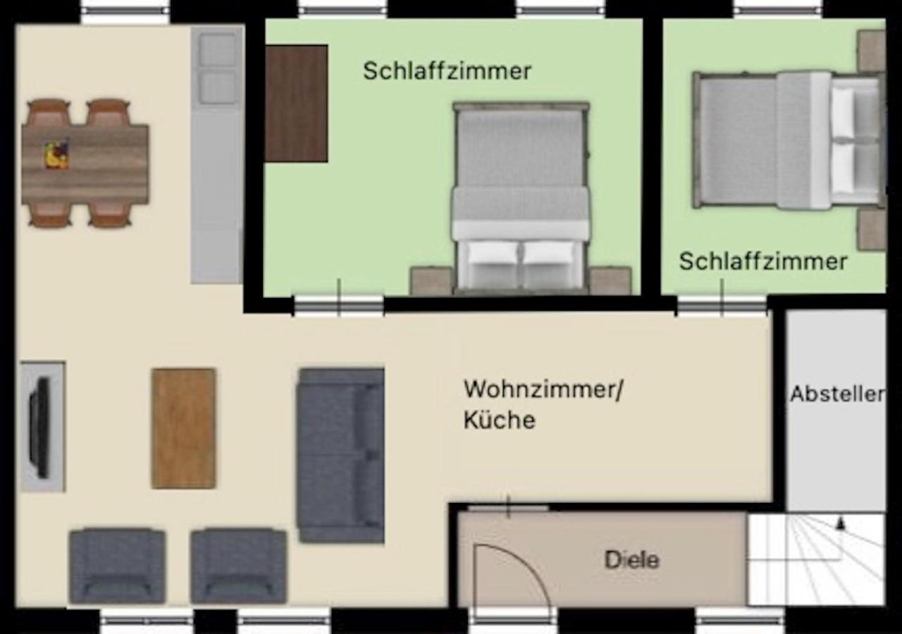 Aeuchen Am Rosenthal Lägenhet Monschau Rum bild