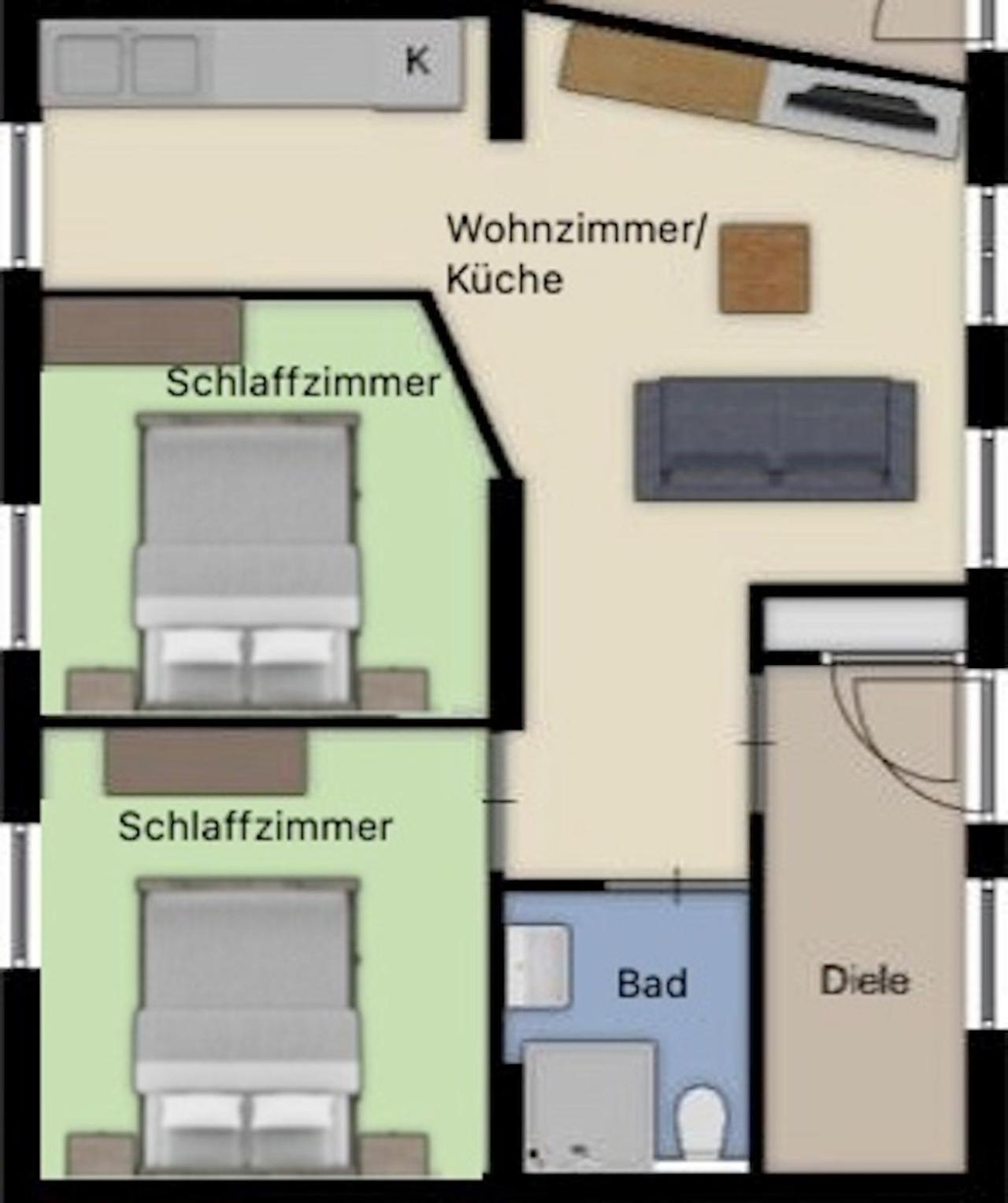 Aeuchen Am Rosenthal Lägenhet Monschau Rum bild